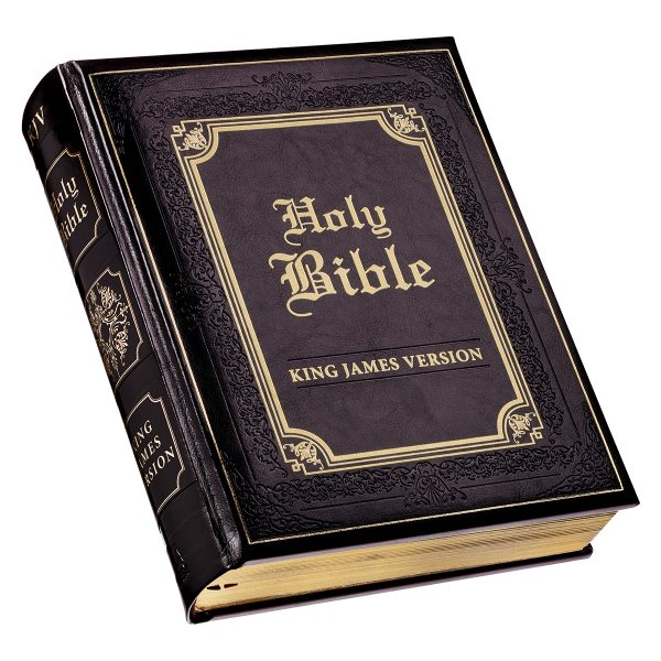 KJV Brown Faux Leather Family Bible - Image 3