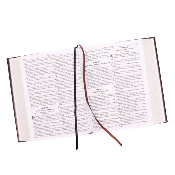 KJV Brown Faux Leather Family Bible - Image 5
