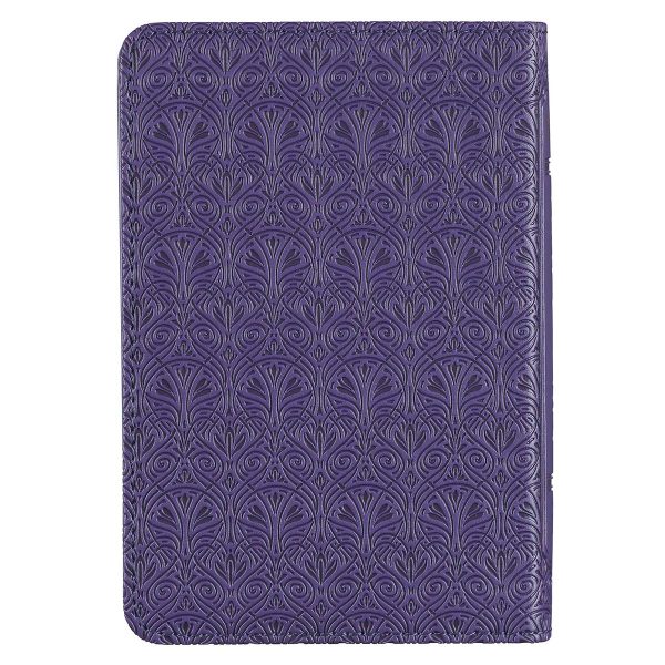 KJV Purple Faux Leather Mini Pocket Bible - Image 3