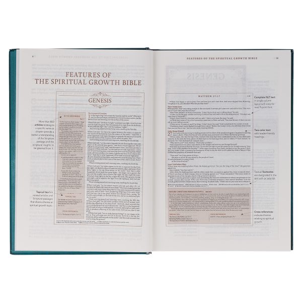 NLT The Spiritual Growth Bible Teal Hardcover - Image 6