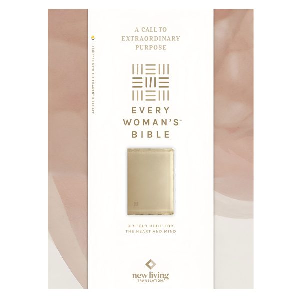 NLT Soft Gold Imitation Leather Filament Enabled Every Woman’s Bible - Image 1