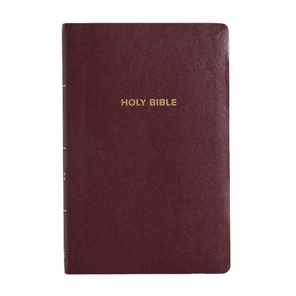 CSB Burgundy Imitation Leather Gift & Award Bible - Image 1