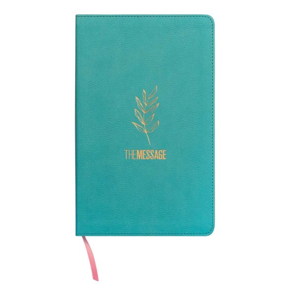 The Message Deluxe Gift Bible, Hosanna Teal (Imitation Leather) - Image 1
