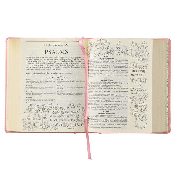 KJV Pink Faux Leather Hardcover My Promise Bible - Image 4