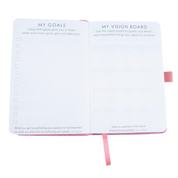 Baxter Undated Planner Pocket Edition Pink (Durable Synthetic Fibre Flexcover) - Image 6