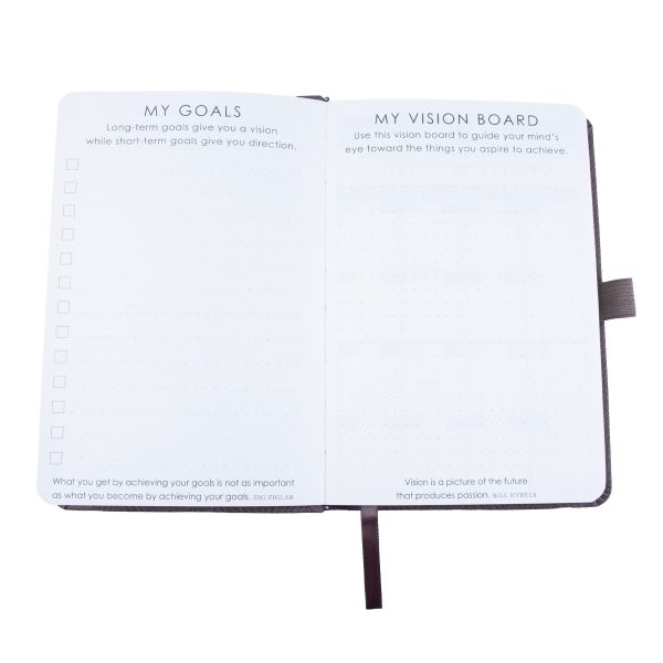 Baxter Undated Planner Pocket Edition Grey (Durable Synthetic Fiber Flexcover) - Image 6