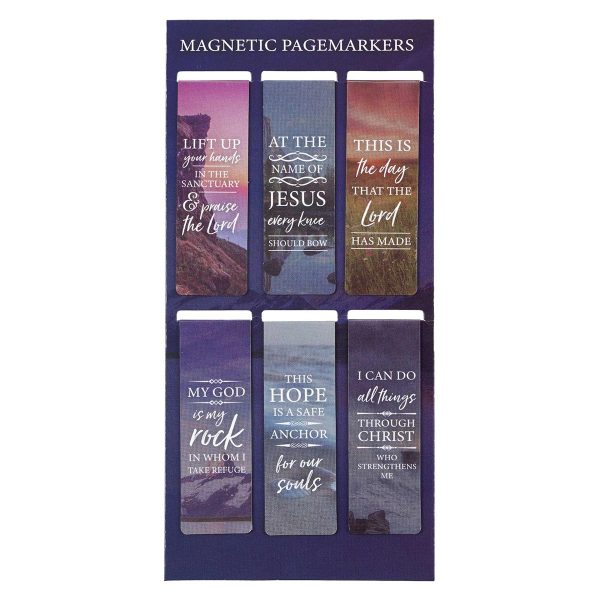 Lift Up Your Hands Magnetic Bookmarks Set Of 6 - Psalm 134:2 - Image 4