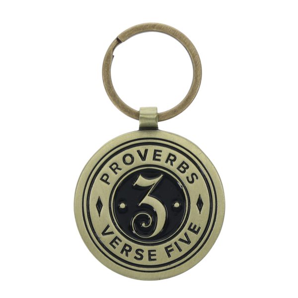 Trust in the Lord Metal Key Ring - Image 3
