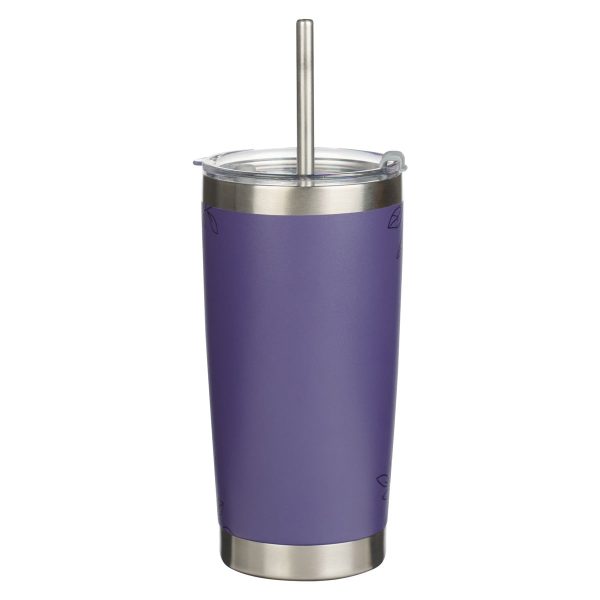 Many Women Do Noble Things But You Surpass Them All Stainless Steel Travel Mug with Straw - Image 2