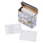 My Prayers Blue Floral Promise Cards in Tin - Image 2