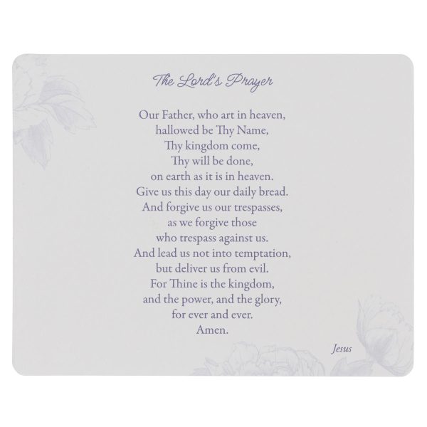 My Prayers Blue Floral Promise Cards in Tin - Image 3