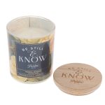 Be Still and Know Nordic Seaside Scented Candle with Bamboo Lid - Image 4