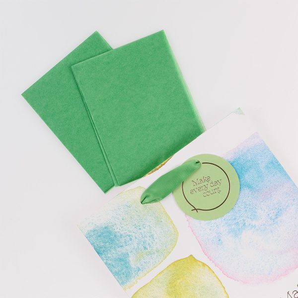 Make Every Day Count Smooth Sea Glass Medium Gift Bag with Gift Tag - Image 8