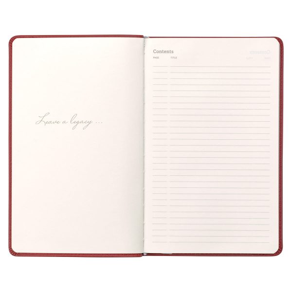 Leatherpress Britannica Red Large Genuine African Leather Journal - Image 9