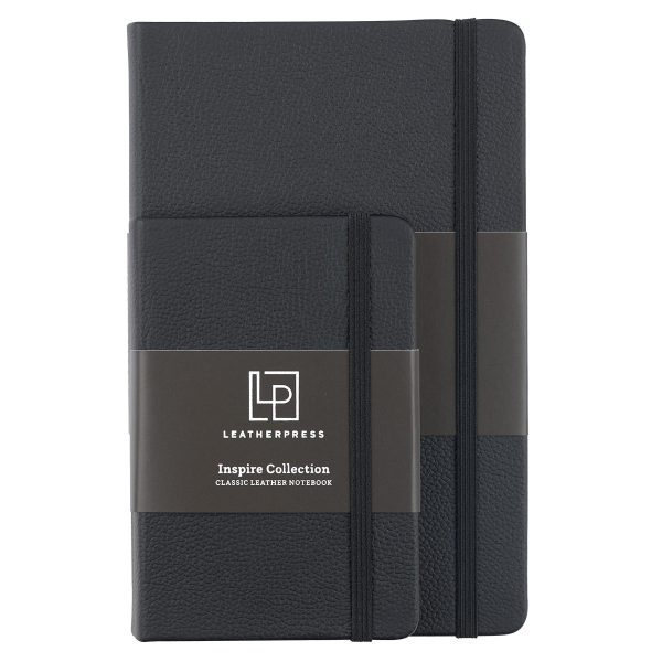 Leatherpress Midnight Black Genuine African Leather Pocket Notebook - Image 14