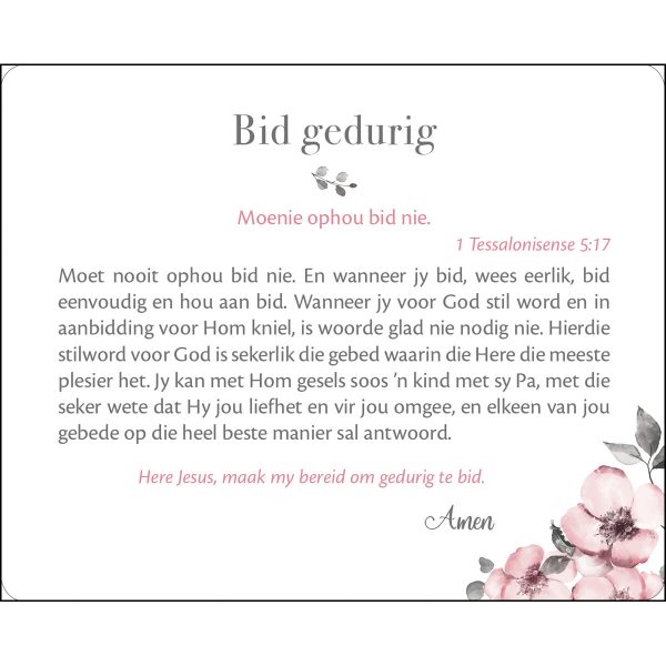Vreugde In Sy Teenwoordigheid Afrikaans Cards In Tin - Image 9