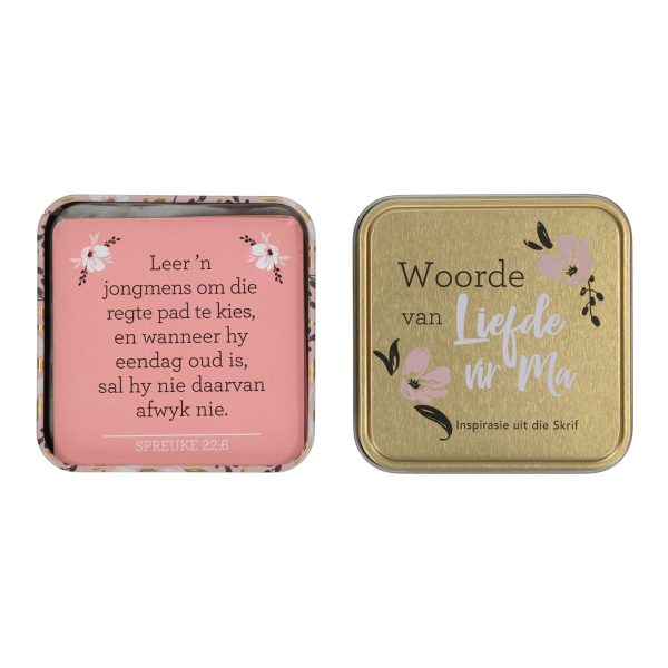Woorde Van Liefde vir Ma Afrikaans Cards In Tin - Inspirasie uit die Skrif - Image 4