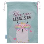 You Are Llamazing Large Cotton Drawstring Bag - Image 3