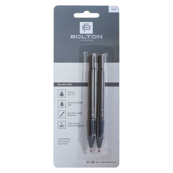 Bolton Gel Pen Refill: Black Ink Set Of 2 - Image 2