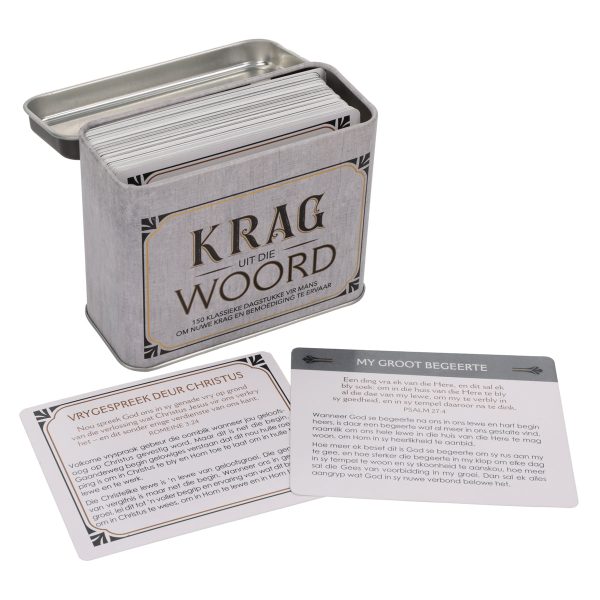 Krag Uit Die Woord Afrikaans Cards In Tin - Image 12