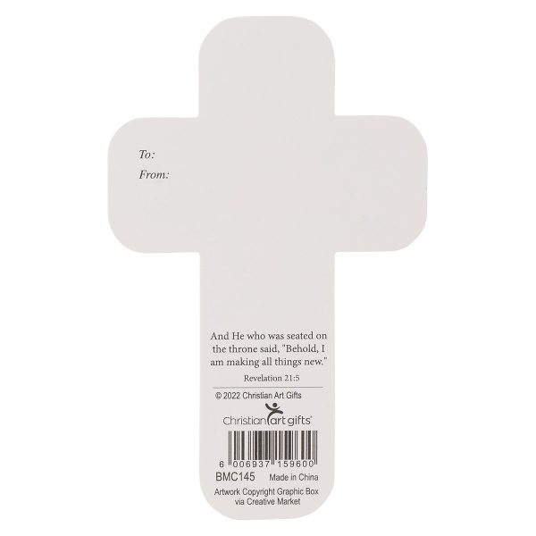 He Is Risen Flower Cross Bookmark Set Of 6 - Matthew 28:6 - Image 4
