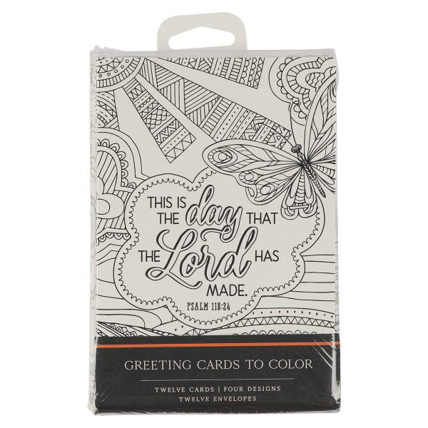 This Is The Day Coloring Greeting Card Set With Envelopes - Image 8