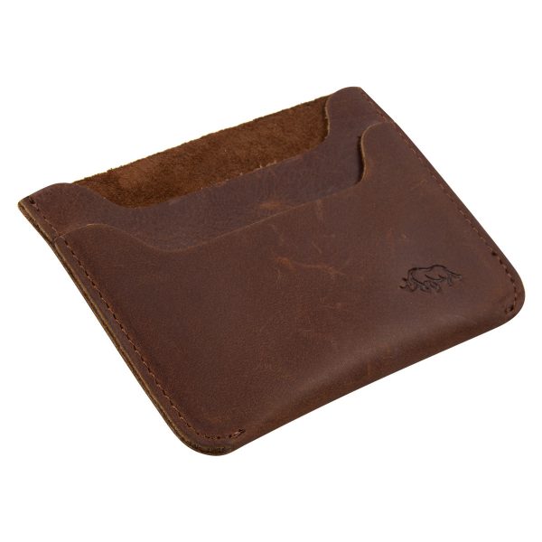 Genuine African Leather Brown Card Holder - Image 8