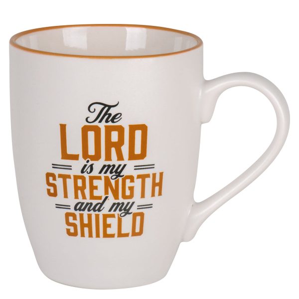 The Lord Is My Strength and My Shield Ceramic Mug - Image 3