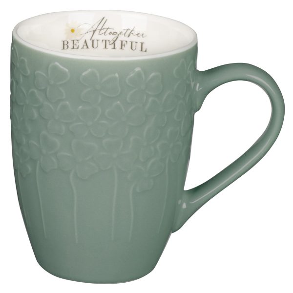 Altogether Beautiful Green Ceramic Mug - Image 4