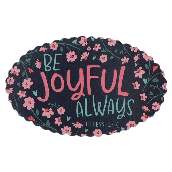 Be Joyful Always Magnet with a Message - Image 3