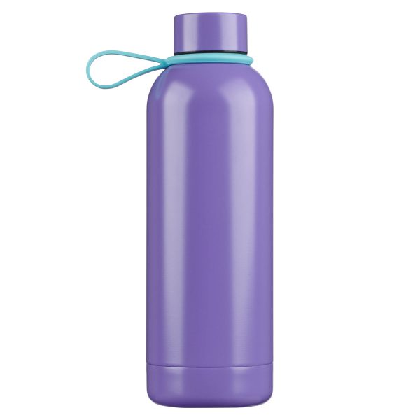 Wonderfully Made Purple Stainless Steel Water Bottle with Decorative Sticker Sheet - Image 7