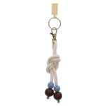 Footprints Key Ring with Rope - Image 6