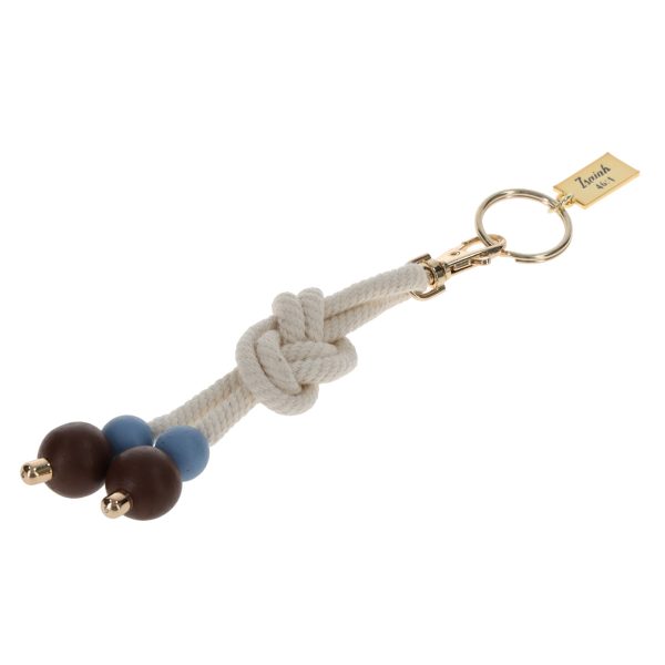 Footprints Key Ring with Rope - Image 7