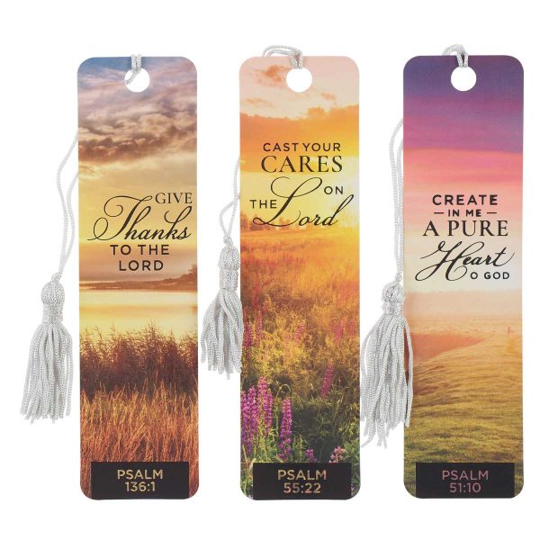 Psalms of Praise Three-Piece Bookmark with Tassel Set - Image 2