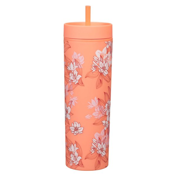 I Know the Plans I Have for You Declares the Lord Plans Plastic Travel Tumbler with Straw - Image 2