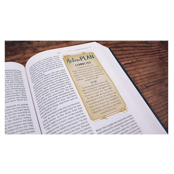 NIV Blue Hardcover Kingdom Girls Bible Comfort Print - Image 8