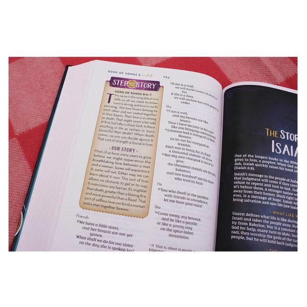 NIV Blue Hardcover Kingdom Girls Bible Comfort Print - Image 11