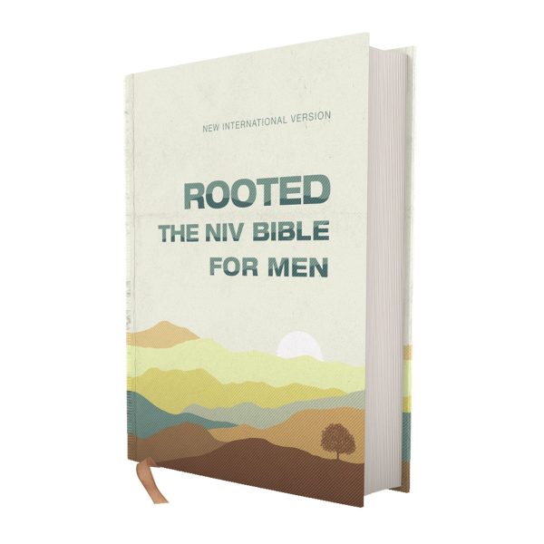 NIV Rooted Bible For Men Comfort Print Cream (Hardcover) - Image 1