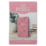 NLV Pienk Blomme Kunsleer Standaard Bybel Met Ritssluiter en Duimgrepe - Image 4