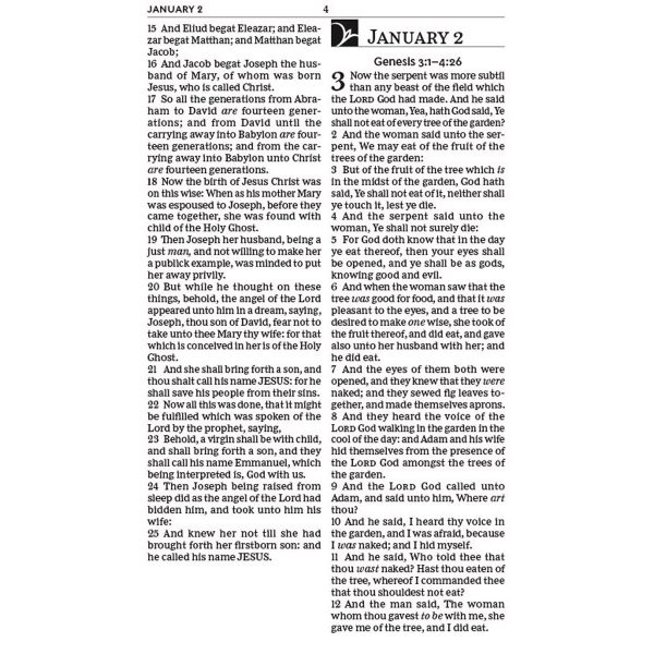 KJV Everyday Bible Red Letter Comfort Print (Hardcover) - Image 3