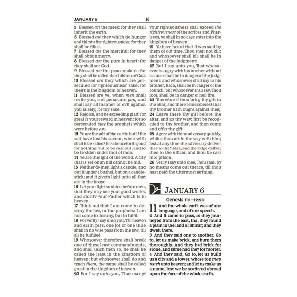 KJV Everyday Bible Red Letter Comfort Print (Hardcover) - Image 5