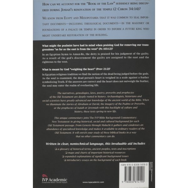 The IVP Bible Background Commentary Old Testament (Hardcover) - Image 3