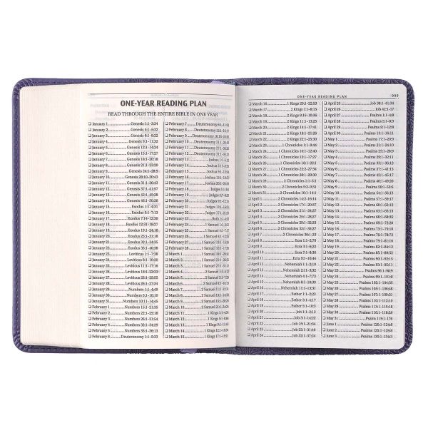 KJV Purple Faux Leather Mini Pocket Bible - Image 12