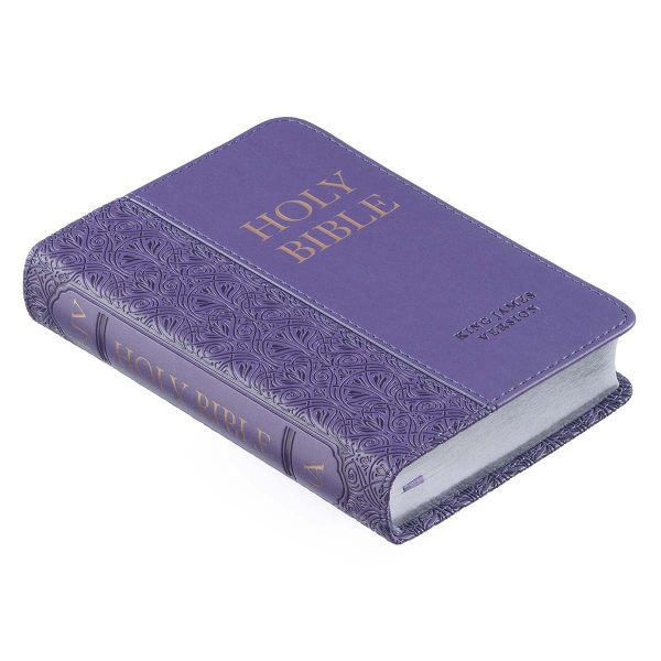 KJV Purple Faux Leather Mini Pocket Bible - Image 14