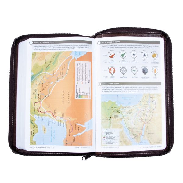 NLT Filament Thinline Reference Bible, Rustic Brown With Zip (Imitation Leather) - Image 6