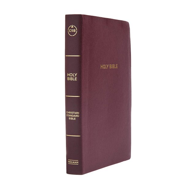 CSB Burgundy Imitation Leather Gift & Award Bible - Image 5