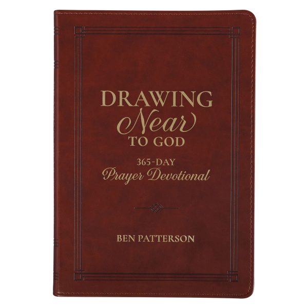 Drawing Near to God: 365-Day Prayer Devotional (Faux Leather) - Image 1