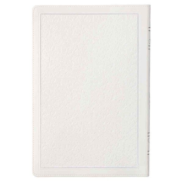 KJV White Faux Leather Thinline Large Print Bible With Thumb Indexing - Image 8