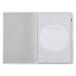 KJV White Faux Leather Thinline Large Print Bible With Thumb Indexing - Image 5