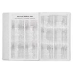 KJV White Faux Leather Thinline Large Print Bible With Thumb Indexing - Image 7